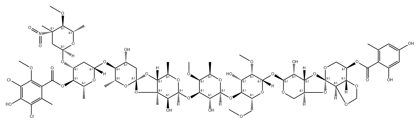 EVERNIMICIN分子式结构图