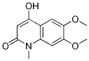 2(1H)-喹啉酮, 4-羟基-6,7-二甲氧基-1-甲基-分子式结构图