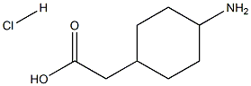 2-(4-氨基环己基)乙酸盐酸盐分子式结构图