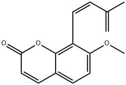 顺式-脱氢蛇床子素分子式结构图