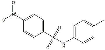 N-(4-Methylphenyl)-4-nitrobenzenesulfonamide, 97%分子式结构图