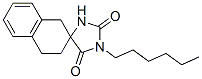 1'-Hexylspiro[tetralin-2,4'-imidazolidine]-2',5'-dione分子式结构图