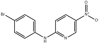 (4-bromo-phenyl)-(5-nitro-[2]pyridyl)-amine分子式结构图