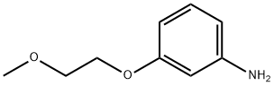 3-(2-甲氧基乙氧基)苯胺分子式结构图