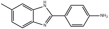 4-(5-甲基-1H-苯并咪唑基-2-基)-苯基胺分子式结构图