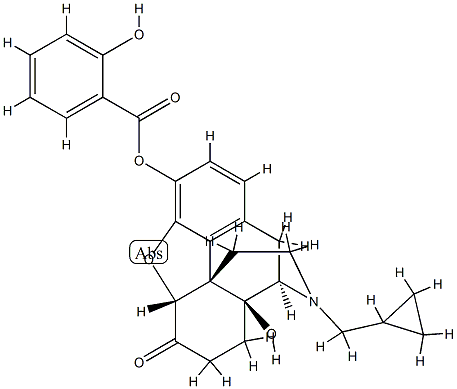 naltrexone-3-salicylate分子式结构图