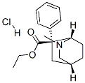 ethyl (1S,4R,6S)-7-methyl-6-phenyl-7-azabicyclo[2.2.2]octane-6-carboxy late hydrochloride分子式结构图