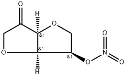 D-Fructose, 1,4:3,6-dianhydro-, nitrate (9CI)分子式结构图