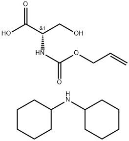 ALLOC-SER-OH.DCHA分子式结构图