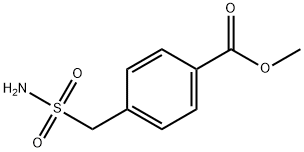 4-(氨磺酰基甲基)苯甲酸甲酯分子式结构图