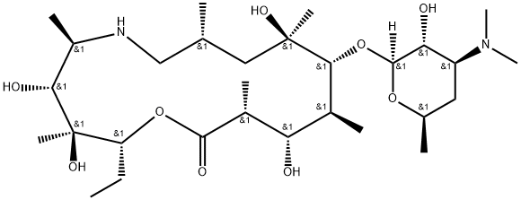 Descladinose 6-N-Desmethyl Azithromycin分子式结构图