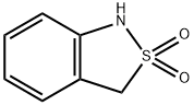 1,3-二氢-2,1-苯并异噻唑 2,2-二氧化物分子式结构图