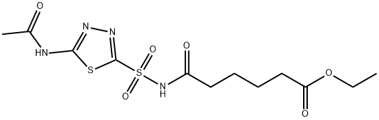 acetazolamide adipate ethyl ester分子式结构图