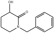 1-苄基-3-羟基-2-哌啶酮分子式结构图