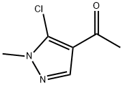 1-(5-氯-1-甲基-1H-吡唑-4-基)乙酮分子式结构图