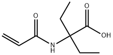 Butanoic  acid,  2-ethyl-2-[(1-oxo-2-propenyl)amino]-  (9CI)分子式结构图