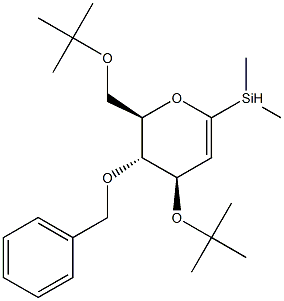 4-O-苄基-3,6-二-O-叔-丁基二甲基硅基-D-葡萄糖醛分子式结构图