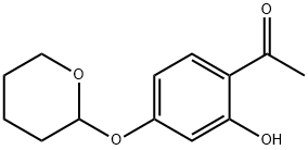 1-[2-Hydroxy-4-[(tetrahydro-2H-pyran-2-yl)oxy]phenyl]ethanone分子式结构图