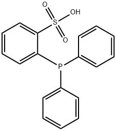 2-(二苯基膦基)苯磺酸分子式结构图