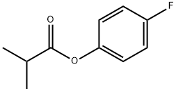 Propanoic acid, 2-Methyl-, 4-fluorophenyl ester分子式结构图