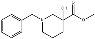 1-苄基-3-羟基哌啶-3-甲酸甲酯分子式结构图