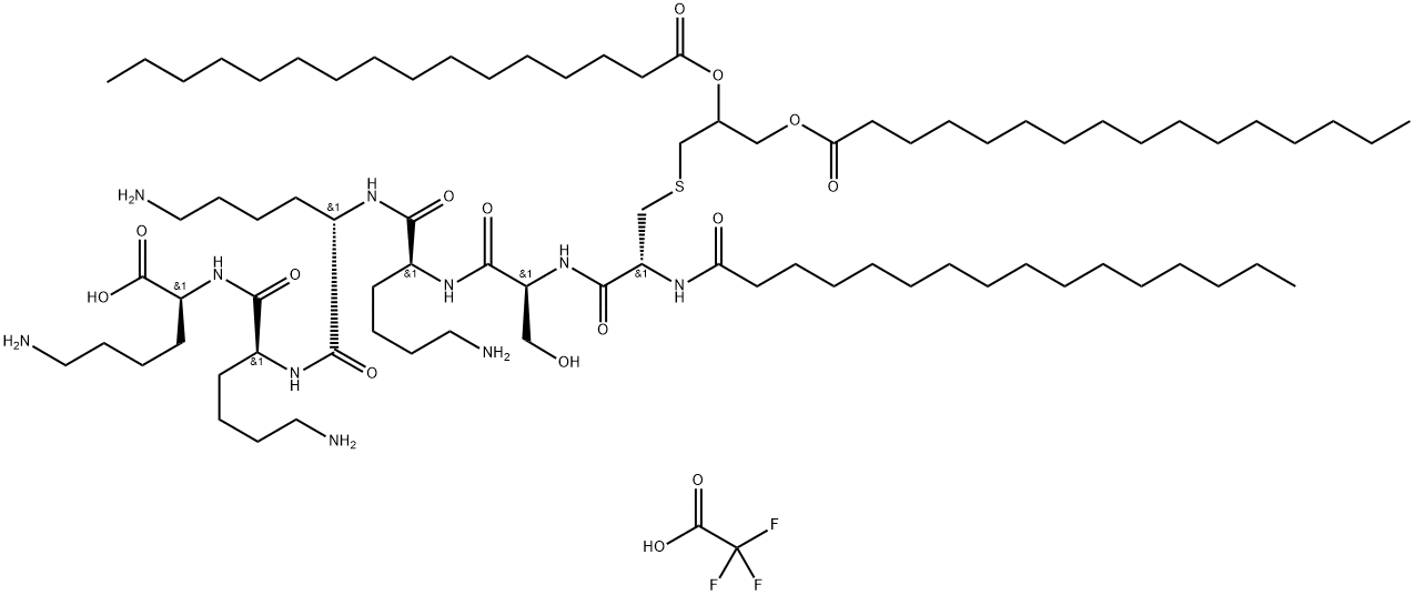 化合物PAM3CSK4 TFA分子式结构图