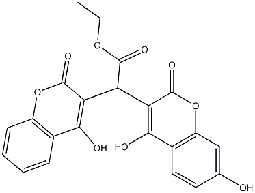 7-hydroxyethyl biscoumacetate分子式结构图