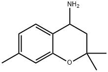 (2,2,7-三甲基色满-4-基)胺分子式结构图