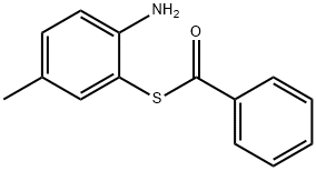 S-(2-AMino-5-Methylphenyl)thiobenzoate分子式结构图