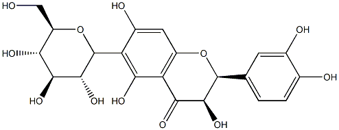 taxifolin 6-C-glucoside分子式结构图