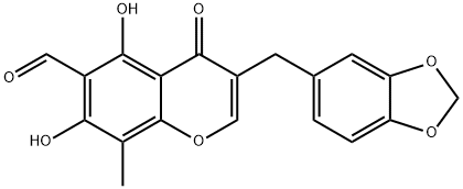 6-醛基异麦冬黄酮A分子式结构图