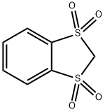 苯并[1,3]二硫 1,1,3,3-四氧分子式结构图