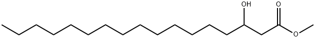 3-Hydroxyheptadecanoic acid methyl ester分子式结构图