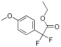 Difluoro-(4-Methoxy-phenyl)-acetic acid ethyl ester分子式结构图