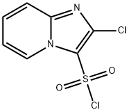 2-氯咪唑并[1,2-A]吡啶-3-磺酰氯化分子式结构图