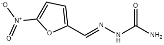 (E)-2-((5-硝基呋喃-2-基)亚甲基)肼甲酰胺分子式结构图