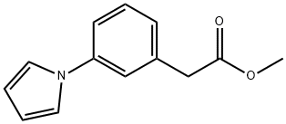 METHYL 3-PYRROL-1-YLPHENYL ACETATE分子式结构图