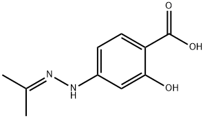 Salicylic acid, 4-isopropylidenehydrazino- (6CI)分子式结构图