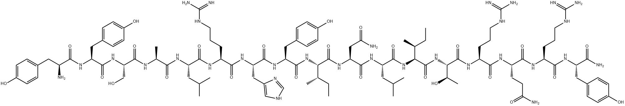 neuropeptide Y (20-36)分子式结构图