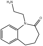 2H-1-BENZAZEPIN-2-ONE, 1-(2-AMINOETHYL)-1,3,4,5-TETRAHYDRO-分子式结构图