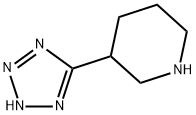 3-(2H-tetrazol-5-yl)Piperidine分子式结构图