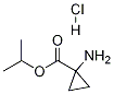 Cyclopropanecarboxylic acid, 1-aMino-, 1-Methylethyl ester, hydrochloride分子式结构图