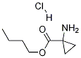 Cyclopropanecarboxylic acid, 1-aMino-, butyl ester, hydrochloride分子式结构图