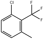 2-氯-6-甲基三氟甲苯分子式结构图