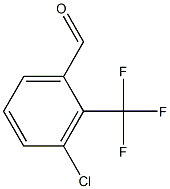 3-Chloro-2-(trifluoromethyl)benzaldehyde分子式结构图