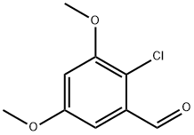 2-氯-3,5-二甲氧基苯甲醛分子式结构图