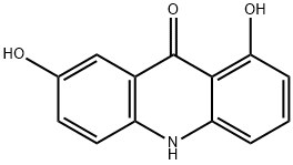 1,7-二羟基吖啶酮分子式结构图