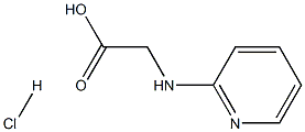 2-[(吡啶-2-基)氨基]乙酸盐酸分子式结构图