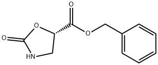 (S)-苯甲基 2-氧亚基噁唑烷-5-甲酸基酯分子式结构图