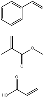 Methyl 2-methyl-2-propenoate polymer with ethenylbenzene and 2-propenoic acid, sodium salt分子式结构图